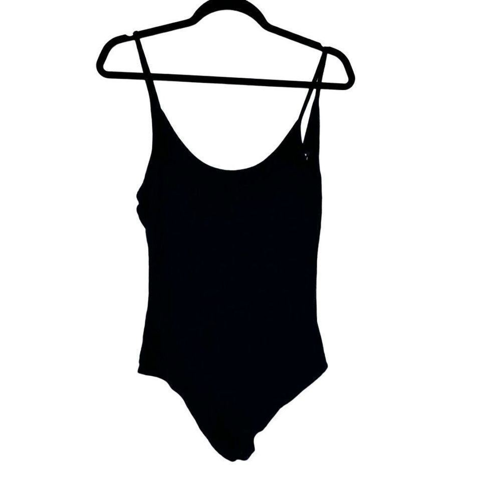 Fashion Nova Just Like That Cami Bodysuit Black Large